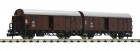 830604 Fleischmann Leig unit that consists of two boxcars type Glleh